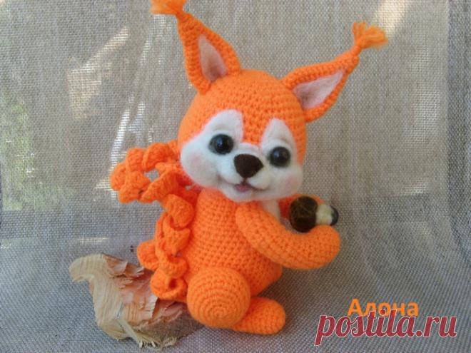 Бельчонок с приваленой мордашкой. МК от Алоны