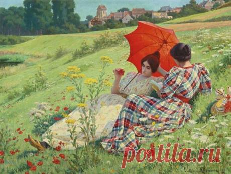 Ludovik Alleaume&quot;В деревне&quot;.