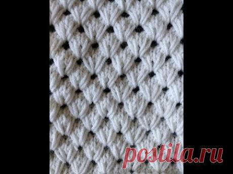 Узор спицами / Knitting pattern - YouTube