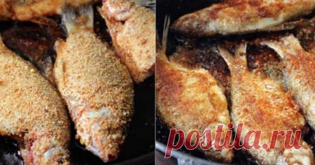 Кости в карасе пропекутся и растворятся, если приготовить рыбу таким образом. Жарь без колебаний! — Домашняя кулинария