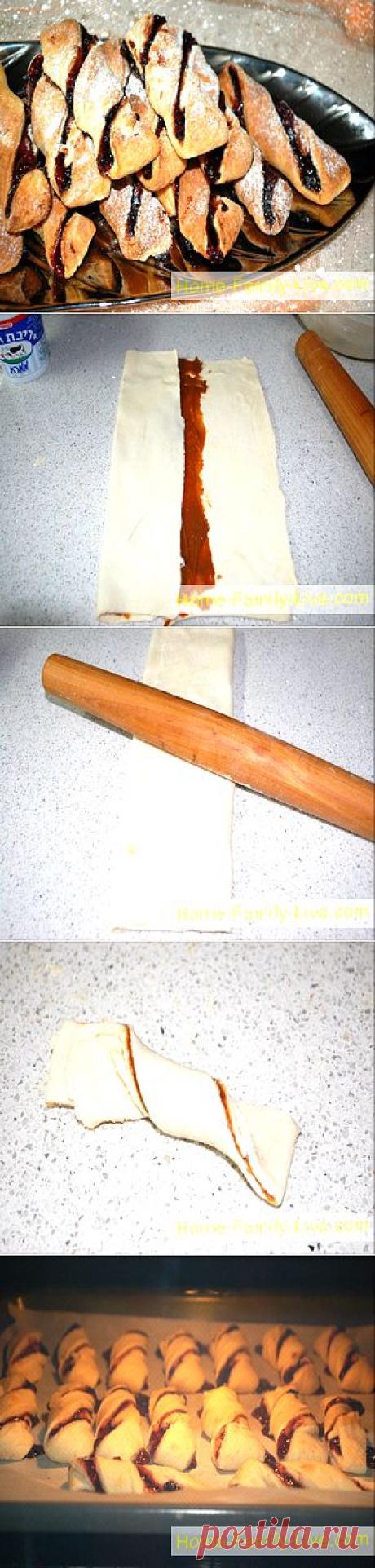 Вертуны из творожного теста - Кулинарные рецепты