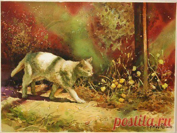 Прекрасные акварели тайваньского худо / Удивительное искусство