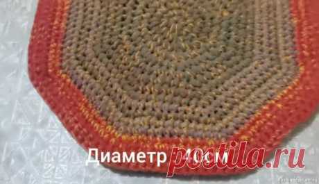 Новая Жизнь Старых Вещей-САЛФЕТКА ИЛИ КОВРИК ИЗ СТАРЫХ КОЛГОТ