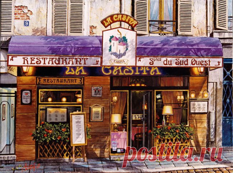 Ресторан &quot;La Casita&quot;. Париж. ©Парижские кафе/ Аркадий Острицкий - ARTinvestment.RU Forum