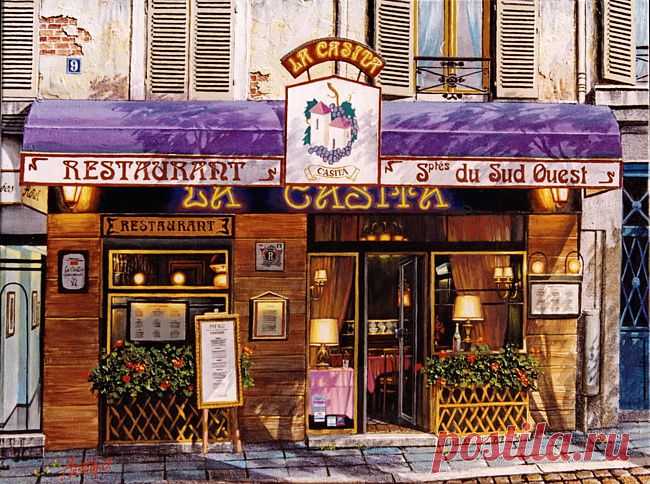 Ресторан "La Casita". Париж. ©Парижские кафе/ Аркадий Острицкий - ARTinvestment.RU Forum