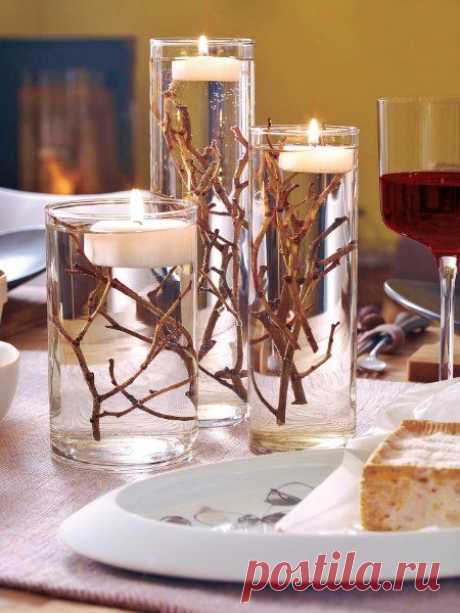 Tischdeko für kühle Tage: Was für ein Hüttenzauber