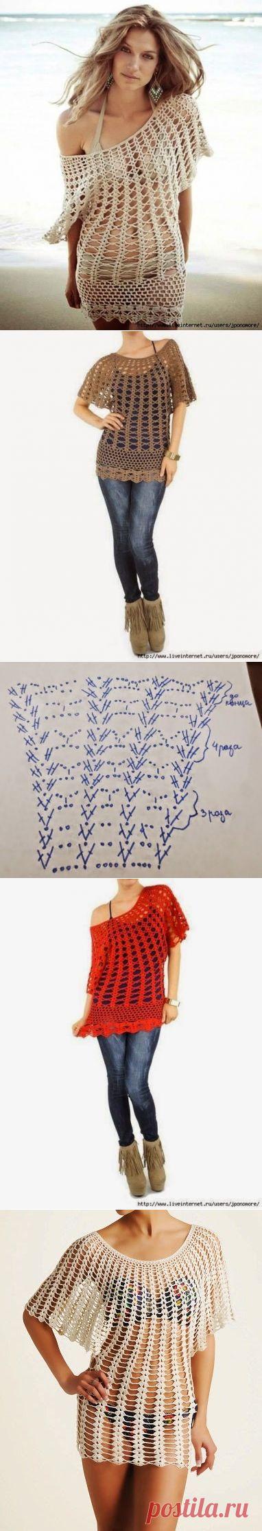 Вязание крючком Шаблоны для Попробуйте: Бесплатный шаблон для вязания Infamous Asos Туника