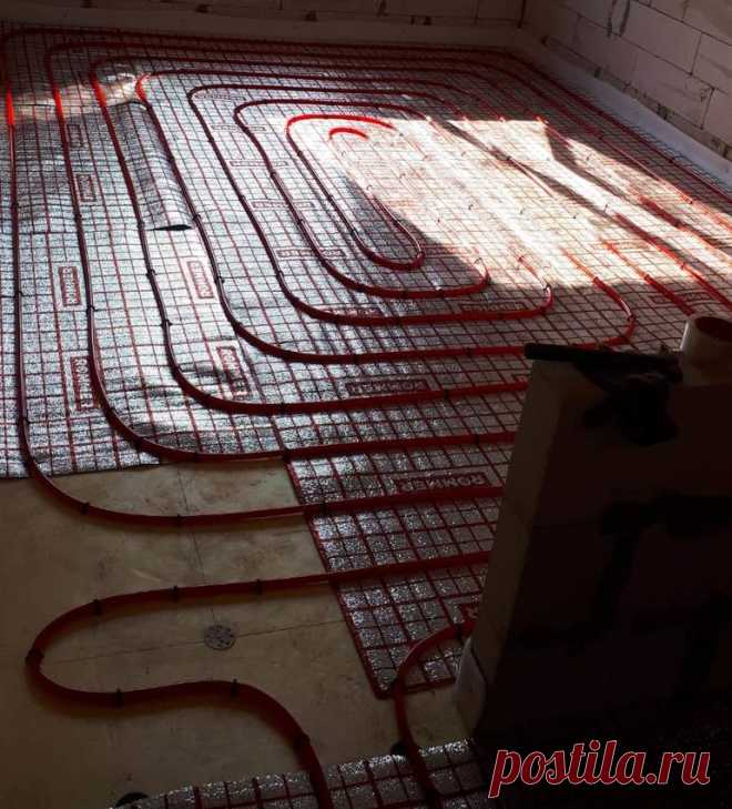 Монтаж теплого пола самостоятельно