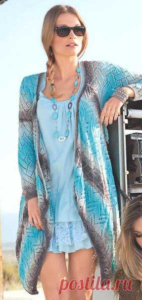 Cardigan with openwork patterns. Openwork pattern crochet cardigan | Домоводство для всей семьи.