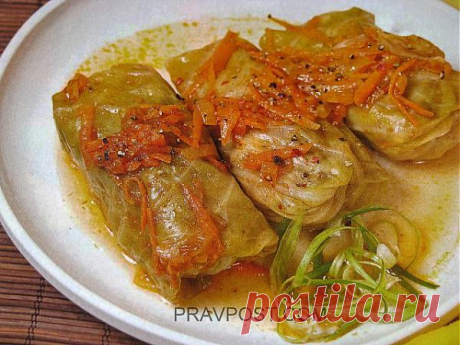 Голубцы постные с грибами | PRAVPOST