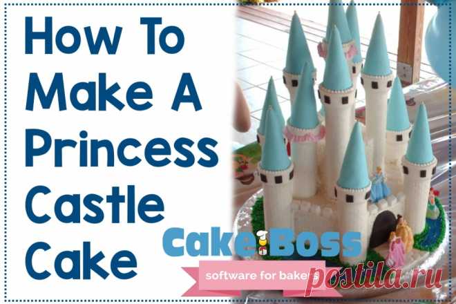 Princess Castle Cake tutorial : CakeBoss