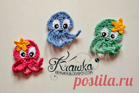 Krawka: Applique - Octopus