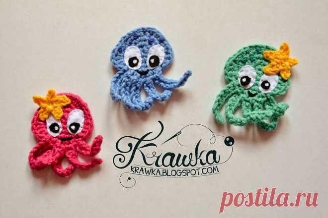 Krawka: Applique - Octopus