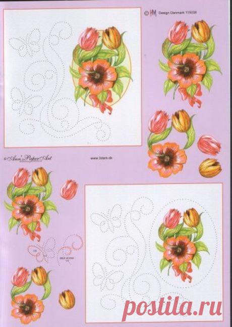 Изонить в открытках