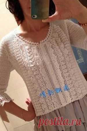 Как связать жакет крючком?