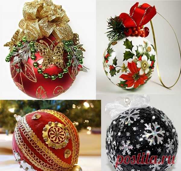 Самые оригинальные новогодние игрушки своими руками 2019, новогодние украшения фото идеи
