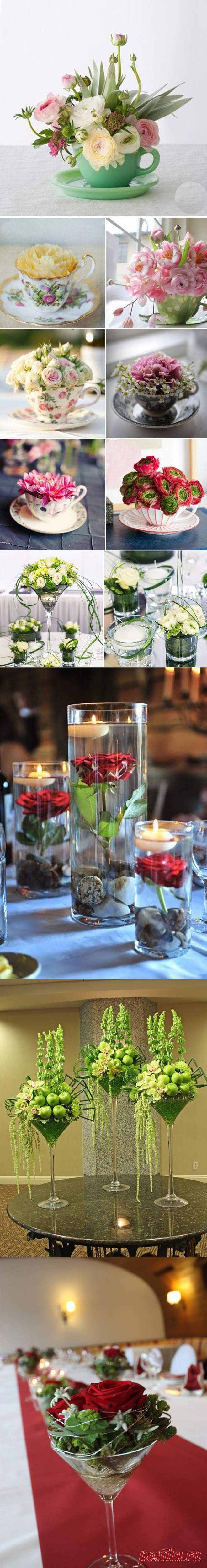 Цветы в стекле