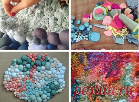 Коврики из старых вещей: идеи и фото самодельных шедевров