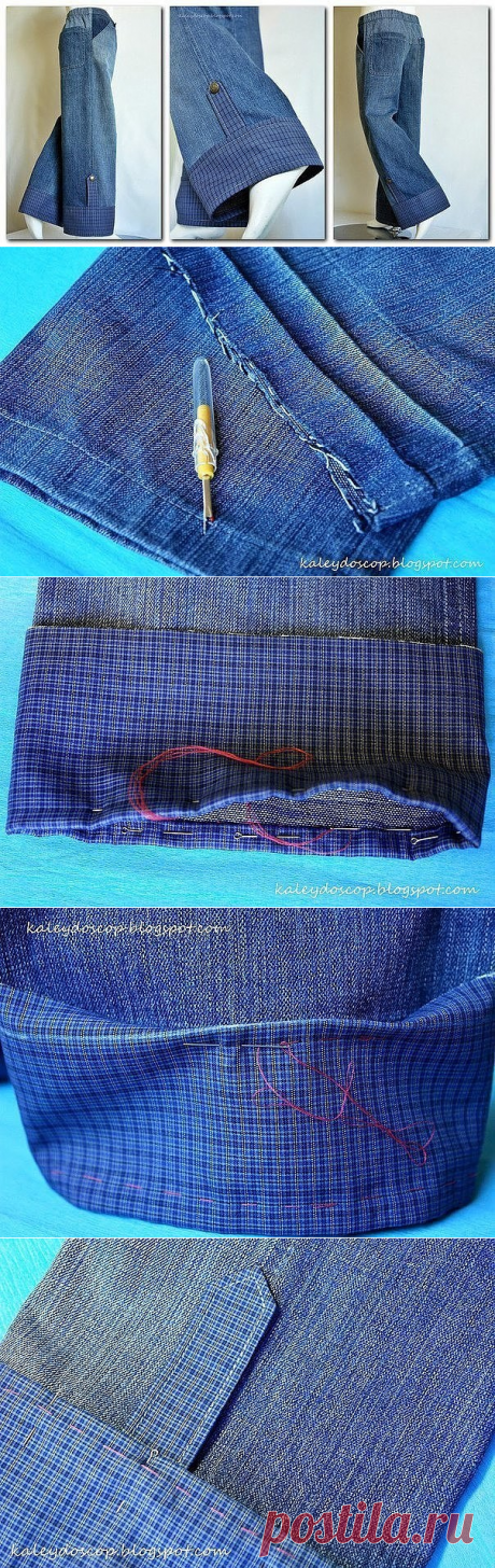 Как удлинить детские джинсы (Шитье и крой) | Журнал Вдохновение Рукодельницы