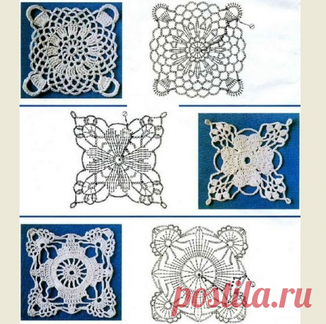 Красивые скатерти крючком: схемы, описания