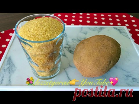 PATATES ve BULGURUN VARSA AKŞAMA YEMEK DERDİN YOK❌Mutlaka Deneyin✅