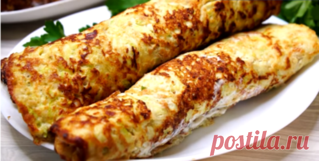 Готовлю уже неделю и не надоедает! Вкуснятина из кабачков за 10 минут, еще и с мясом