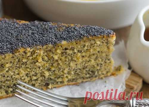 Сочный лимонно-маковый кекс