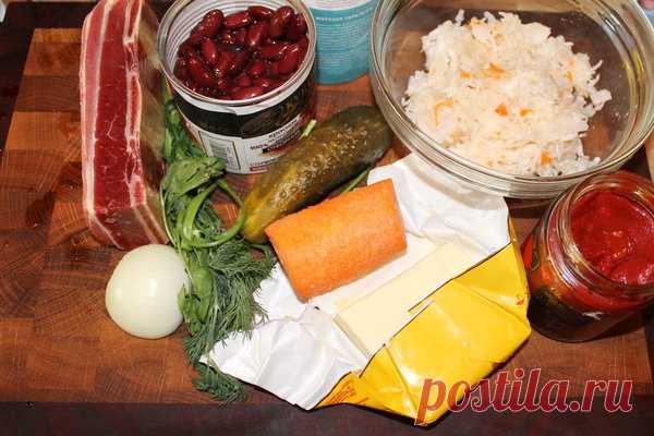 Суп с фасолью и квашеной капустой | Домашняя кухня | Яндекс Дзен