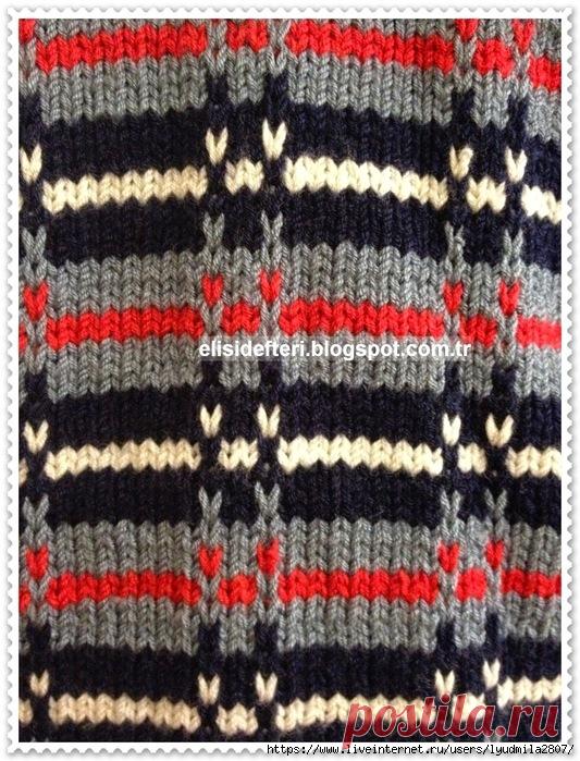 Вытянутые петли при лицевом вязании