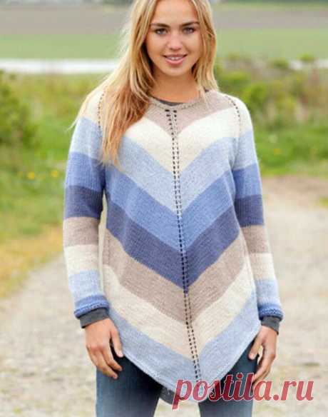 Туника Ocean Stripes от DROPS design...