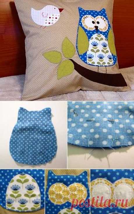 Мастер класс: шьем подушку &quot;Сова&quot; - Ярмарка Мастеров - ручная работа, handmade