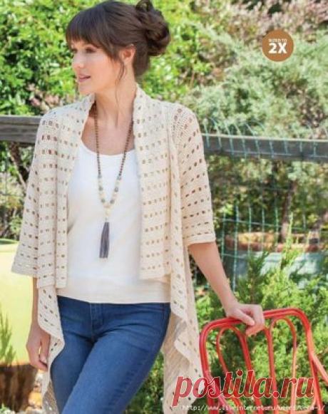 КАРДИГАН КРЮЧКОМ