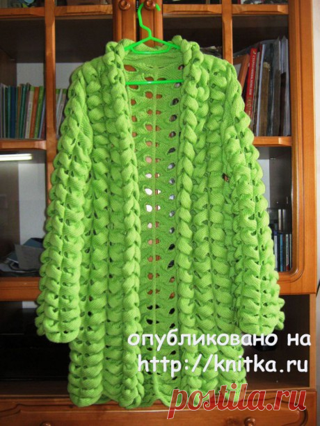 Кардиган Азиатский колосок. Работа Matronka, Вязание для женщин