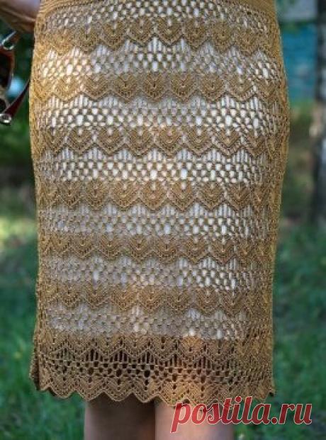 Юбочка крючком