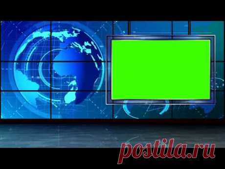 News Background Green Screen Free