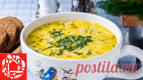 Суп с Плавленым Сырком и зеленым Горошком. Ну Очень вкусный! ИНГРЕДИЕНТЫ на 4-х литровую кастрюлю:свиные ребрышки - 0,5 кгкартошка - 200 гплавленный сыр - 200 ггорошек замороженный (свежий) - 100 грис - 2 ст. л.морковь - 1 шт.лук - 1 шт.укроп (петрушка) - 1 пучокмасло растительное - для жаркисоль - 1/2 ст. л.перец черный молотый - по вкусулавровый...