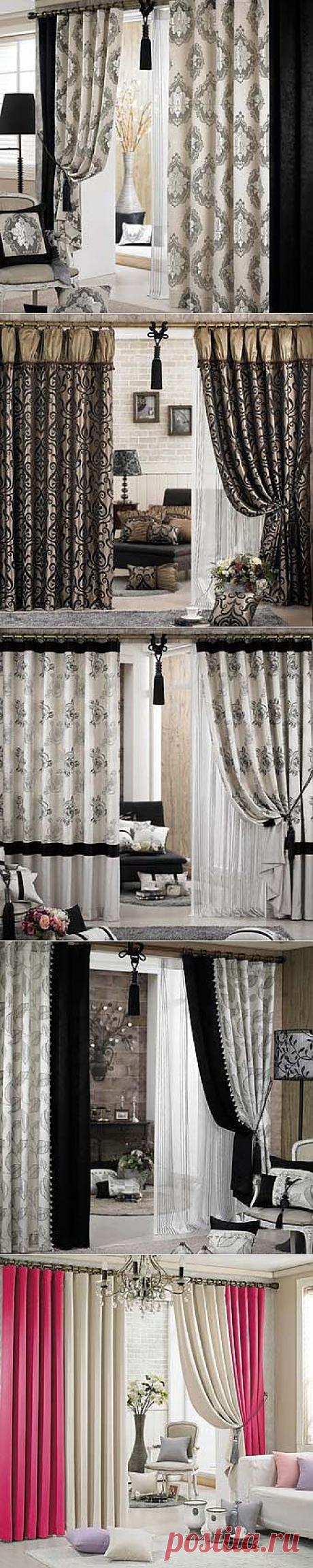 Какие выбрать : двухцветные шторы в интерьере - Учимся Делать Все Сами