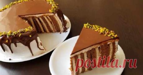 Обалденный торт без выпечки! Наконец-то подобрала идеальный крем к галетному печенью. Готова радовать своих сладкоежек с самого утра. — БЛИНЧИК