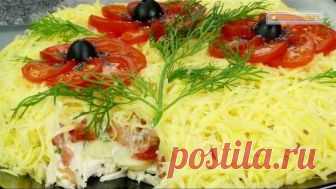 салат ”Красные маки”
