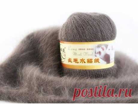 Пряжа Норка длинноворсовая (Long Mink Wool) купить в интернет-магазине в Москве недорого
