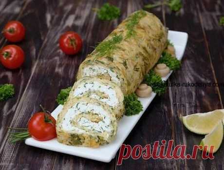 Кабачковий рулет з сиром. Як зробити кабачкові рулетики