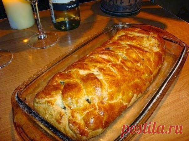 ВЕТЧИНА В БАНКЕ - ПАЛЬЧИКИ ОБЛИЖЕШЬ. Вкуснотища необыкновенная!: Быстрый мясной пирог с грибами