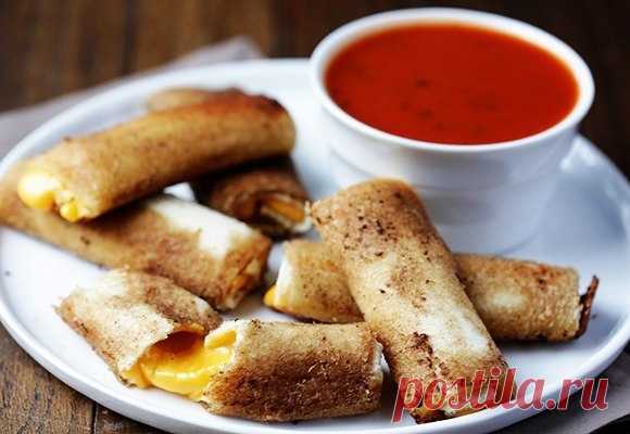 Хлебный рулет с сыром / Простые рецепты