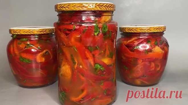 Болгарский ПЕРЕЦ По Корейски! Все гости, которые пробуют её, просят рецепт!