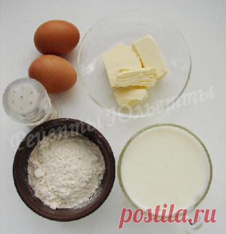 Как приготовить заварное тесто для вареников на молоке