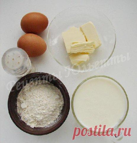 Как приготовить заварное тесто для вареников на молоке