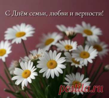Нежность и ромашки. Яркие открытки ко Дню семьи, любви и верности | АиФ Челябинск