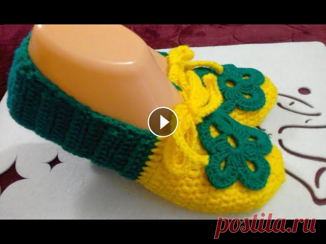 СЛЕДКИ ( ТАПОЧКИ) КРЮЧКОМ. САМЫЕ ПРОСТЫЕ!! МАСТЕР КЛАСС. ДЛЯ НАЧИНАЮЩИХ.

вязание штанишек до года