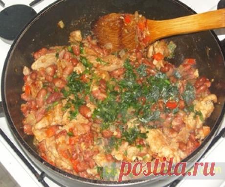 Лобио из красной фасоли - пошаговый рецепт