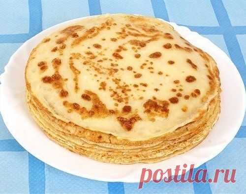 10 простых и вкусных рецептов блинов